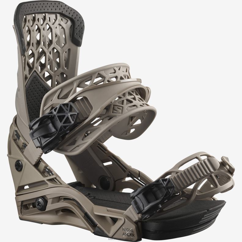 VZTX61401 Salomon oranžno-črna moške vezi za deskanje na snegu highlander oranžno-črne