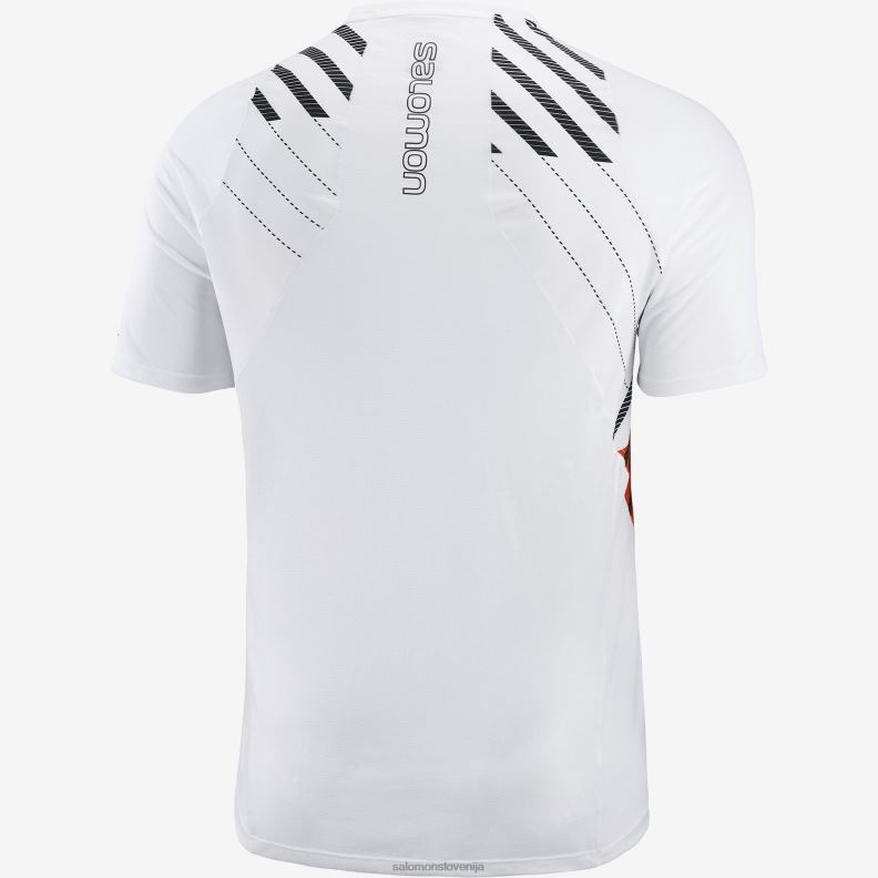 VZTX62868 Salomon morsko modra/bela sense aero ss moška navtično modra bela majica