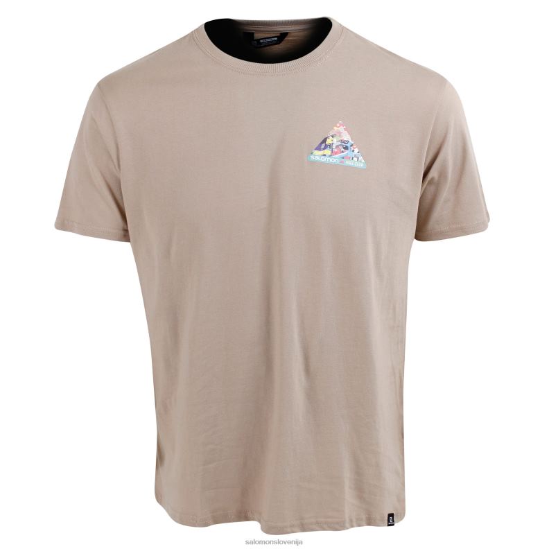 VZTX63220 Salomon pristaniško sivo-opalno modro resje/nočno nebo razpoloženje indigo resje explore tee m harbour sivo-opalno modra heather