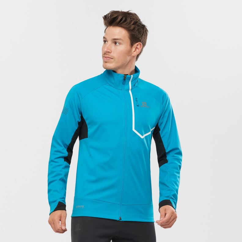 VZTX6926 Salomon barier reef-black moška shell jakna agile softshell barrier reef-črna