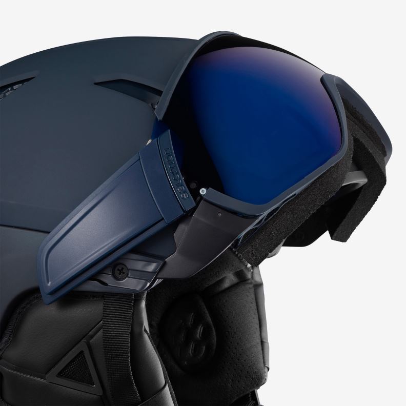 VZTX61298 Salomon Črna moška voznikova čelada črna