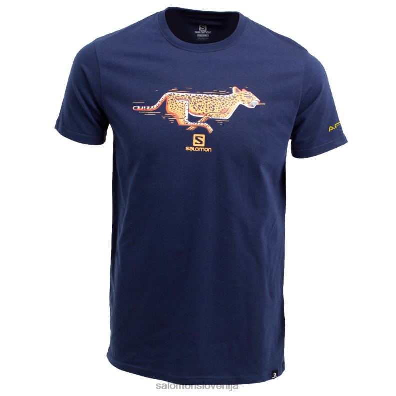 VZTX63741 Salomon svetlo ogljeno siva melanž/nočno nebo roar ss tee b svetlo ogljeno siva melanž