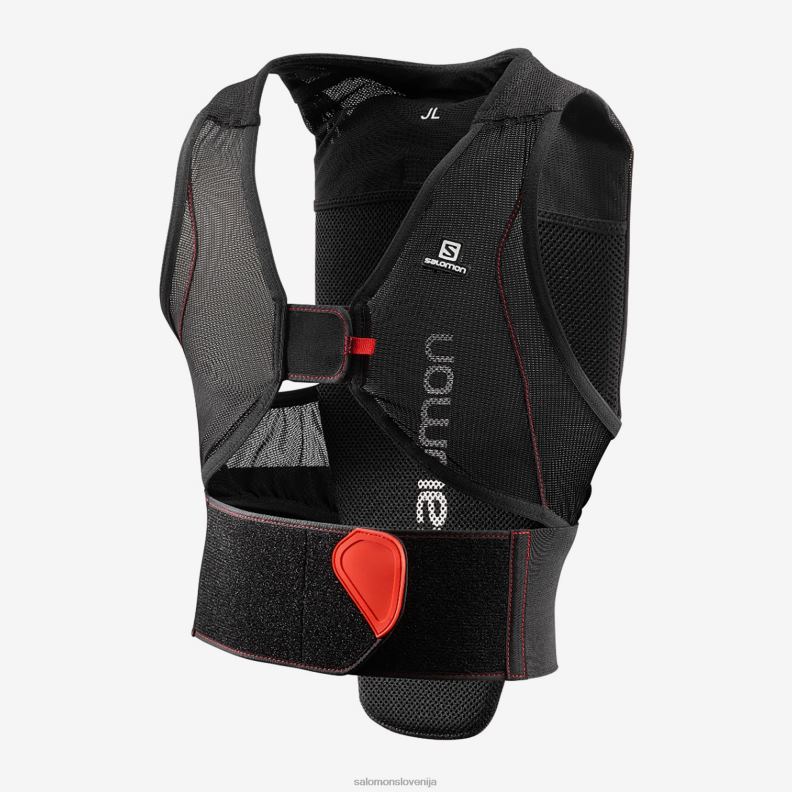 VZTX6554 Salomon črnobela l7 vezava junior črna