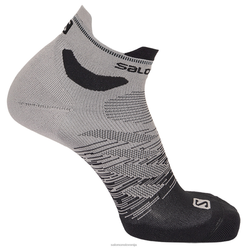 VZTX61156 Salomon temno sivo-kumina uniseks nogavice outline crew 2-pack temno sivo-kumina