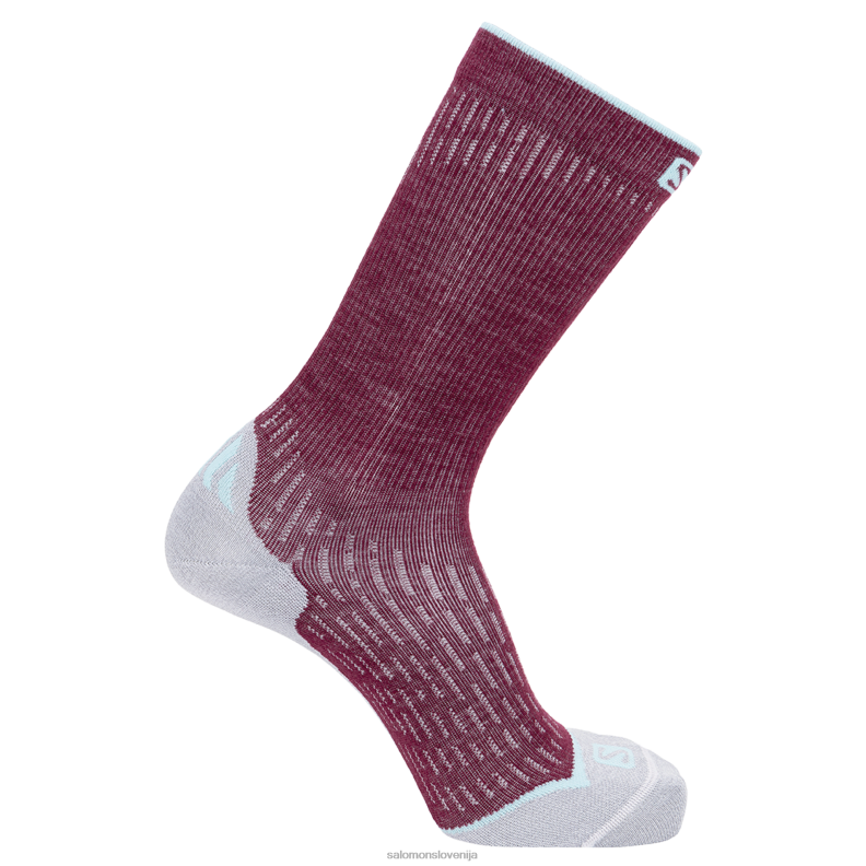 VZTX61160 Salomon črnobela uniseks nogavice speedcross crew črno-bele