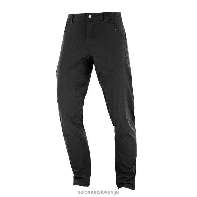 VZTX63277 Salomon Črna črne nepremočljive unisex hlače bonatti