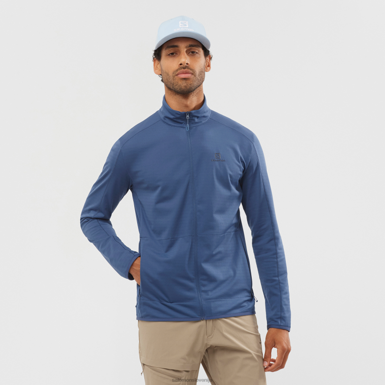 VZTX6863 Salomon aura oranžna uniseks pulover s kapuco outlife logo poletje aura oranžna