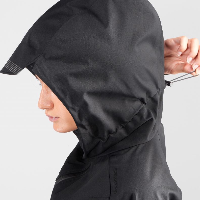 VZTX6625 Salomon oljčna noč moška školjkasta jakna outlife packable shell u olive night