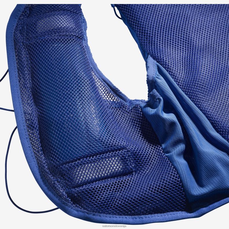 VZTX61042 Salomon morsko modra-ebenovina-razpoloženje indigo uniseks tekaški jopič z vključenimi čutarami sense pro 5 blue-ebony-mood indigo