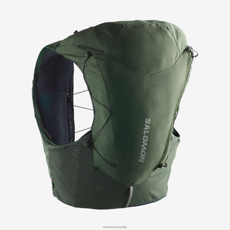 VZTX61050 Salomon goji jagode-ebenovina uniseks tekaški jopič z vključenimi bučkami adv skin 12 goji jagode-ebenovina