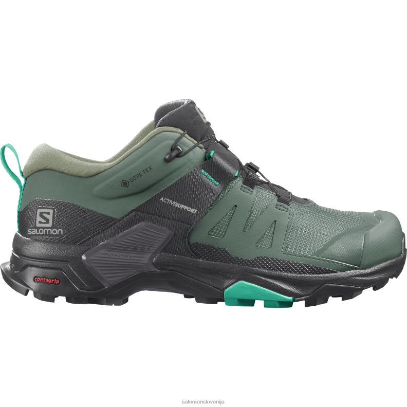 VZTX61534 Salomon ebony-weather-wine degustacija ženski pohodni čevlji x ultra pioneer mid climasalomon vodoodporna ebenovina-vreme