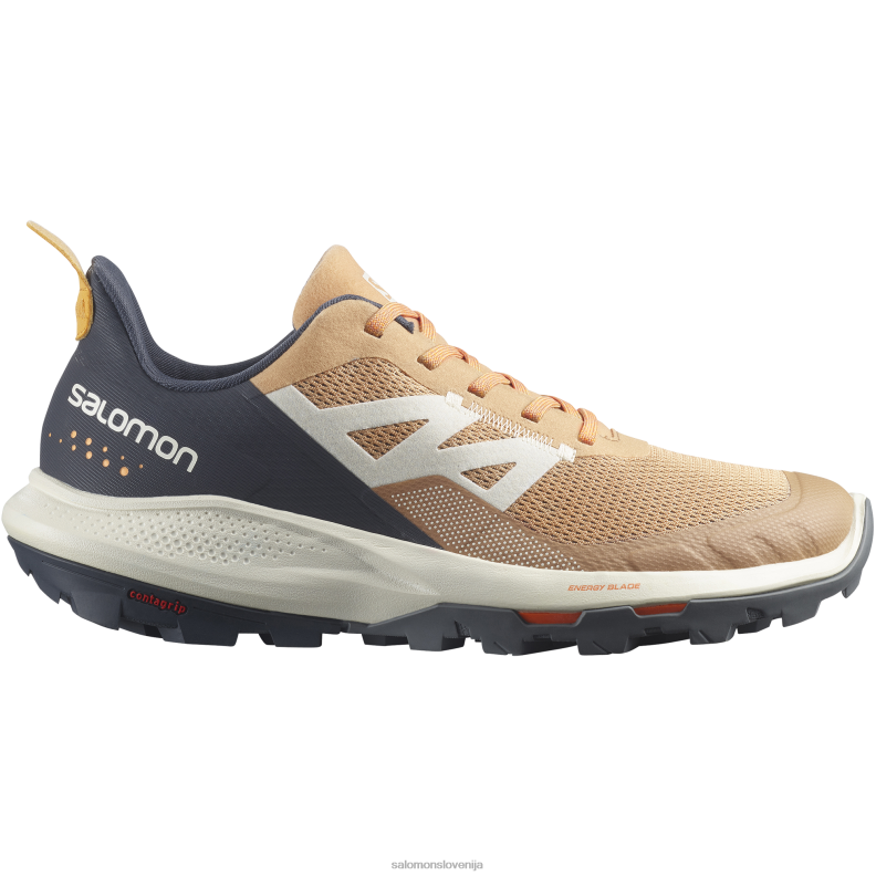 VZTX62204 Salomon oljno zelena-ricinusovo sivo-modra ženski pohodni čevlji x ultra pioneer olje zeleno-ricinusovo sivo-modri