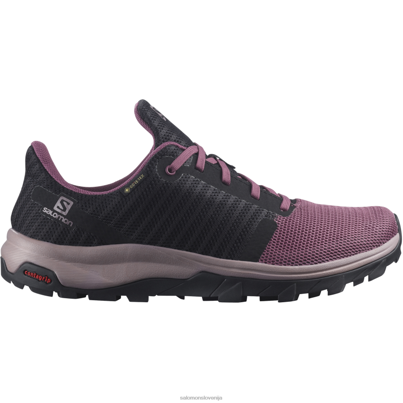 VZTX62209 Salomon nevihtno vreme-črna-lunarna skala ženski pohodni čevlji oris gore-tex stormy weather-black-rock