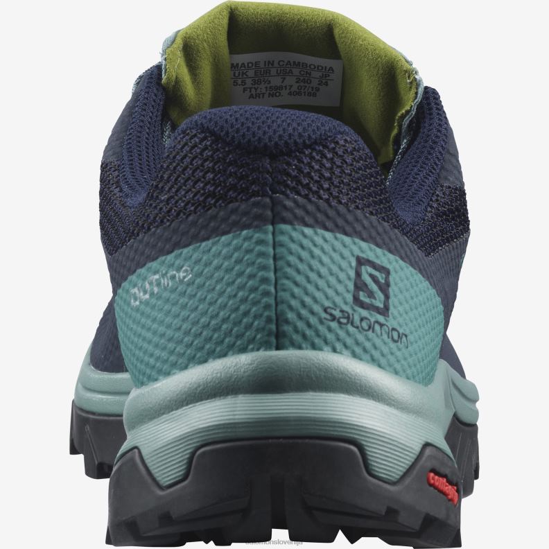 VZTX62211 Salomon jabolčno maslo-črno-opečni prah ženski pohodni čevlji oris gore-tex jabolko maslo-črna-opeka prah