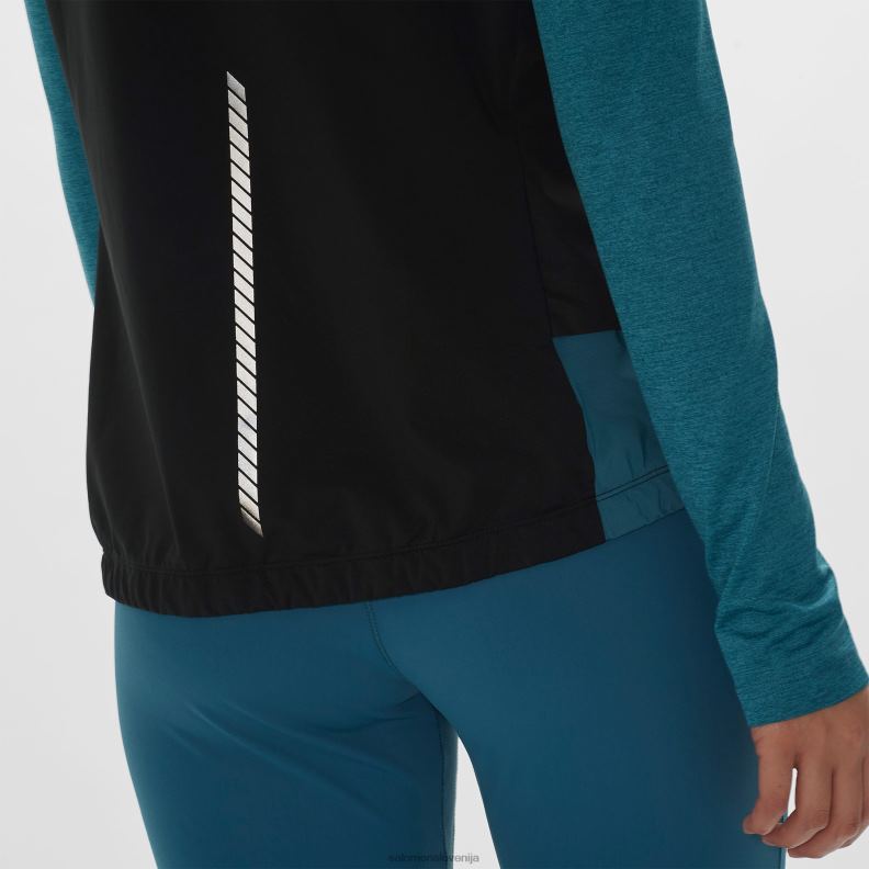 VZTX61699 Salomon medeni ingver-ebenovina ženska školjkasta jakna outrack waterproof 2,5l medena ingver-ebenovina