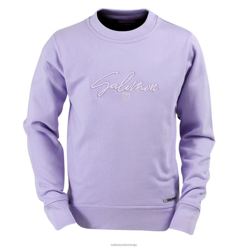 VZTX63561 Salomon siva melanž/bela world pulover w siva melanž/bela