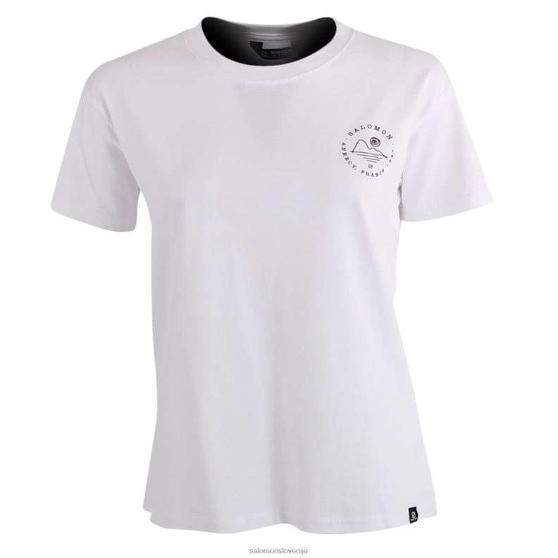 VZTX63594 Salomon kristalno modra/bela garden talk ss majica s kristalno modro/belo