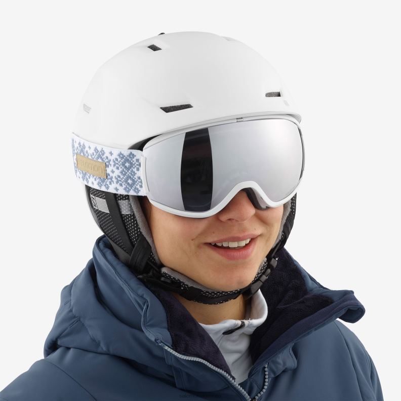 VZTX61921 Salomon mornarica glicinije ikona ženske čelade lt ca mornarsko modra glicinija