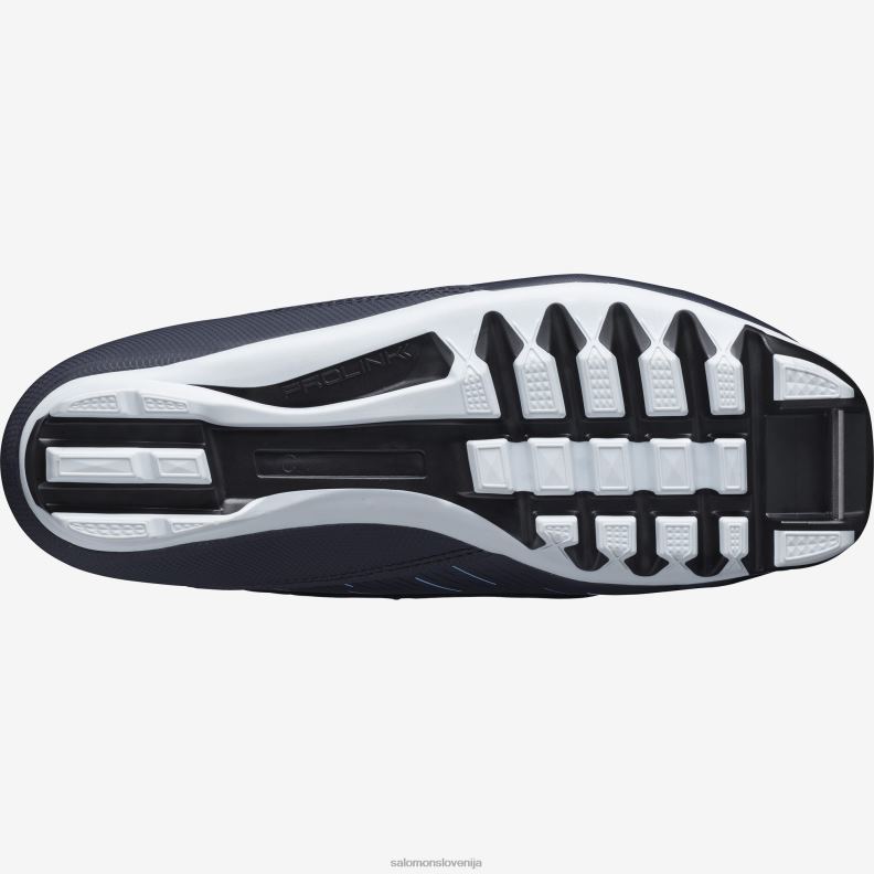VZTX61974 Salomon ebenovinasto-modro-bela ženski klasični nordijski škornji vitane prolink ebony-modro-beli