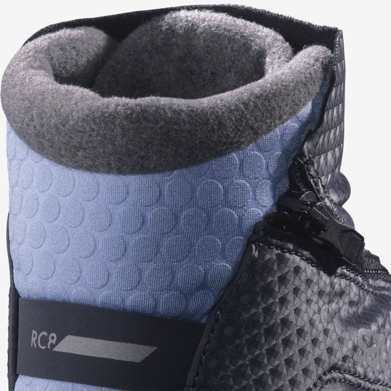 VZTX61974 Salomon ebenovinasto-modro-bela ženski klasični nordijski škornji vitane prolink ebony-modro-beli