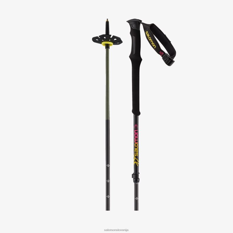 VZTX62716 Salomon bela shiva smučarske palice ženske - d2x bele