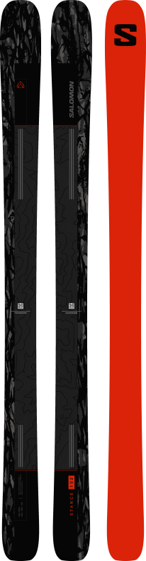VZTX62752 Salomon črna/temno siva/bledo kakhi kovinska stance 96 ski črna temno siva bledo kakhi metalik