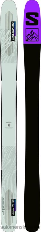 VZTX62761 Salomon rumena hruška/neonsko roza smuči qst stella 106 - d2x rumena hruška neon roza