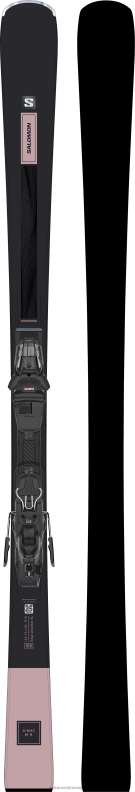 VZTX62767 Salomon črna/kislinsko zelena/mračno vijolična s max n¡ã10 xt + m10 gw l80 smuči črna kislinsko zelena mrak vijolična