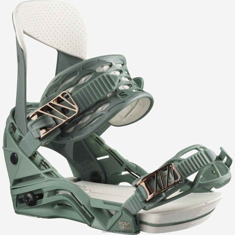 VZTX6381 Salomon črna/modra ženske vezi za deskanje na snegu mirage črne