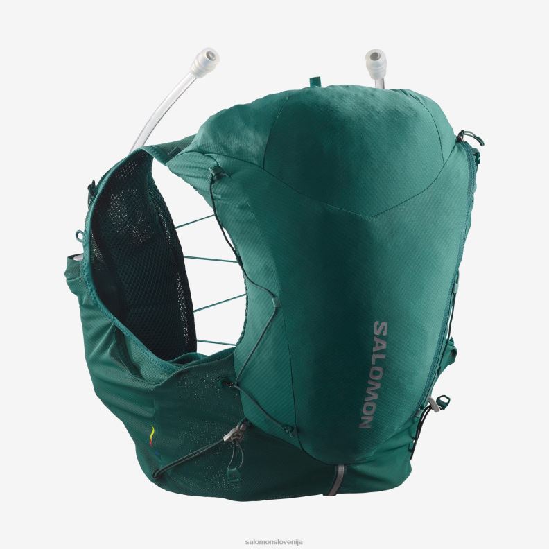 VZTX61861 Salomon črna-ebenovina ženski tekaški jopič z vključenimi bučkami adv skin 12 črna-ebenovina